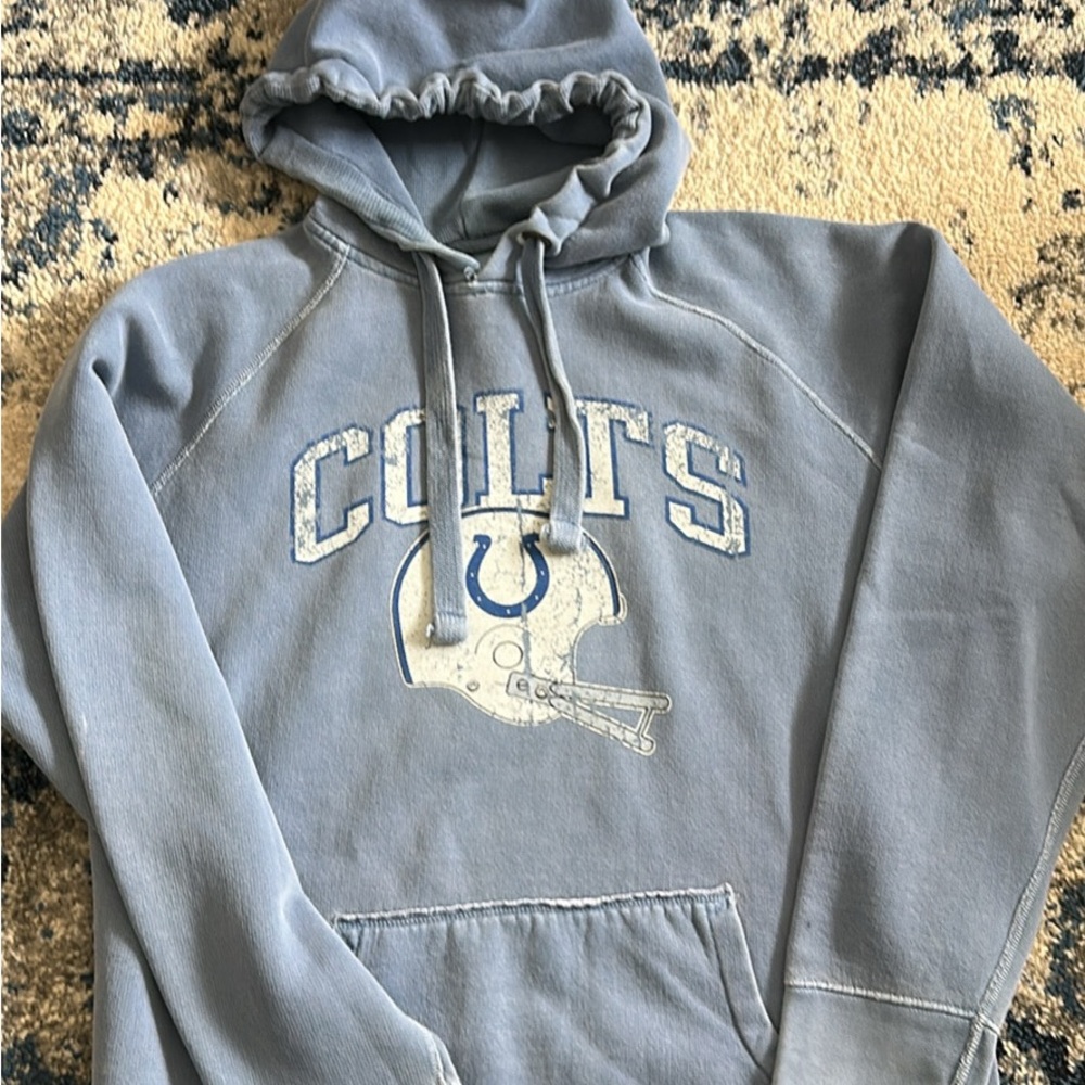 Comfort Colors Colts Gray Hoodie